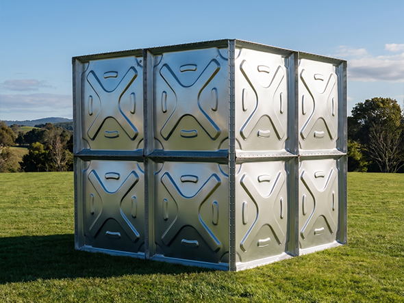 10 Tonluk Galvaniz Su Deposu