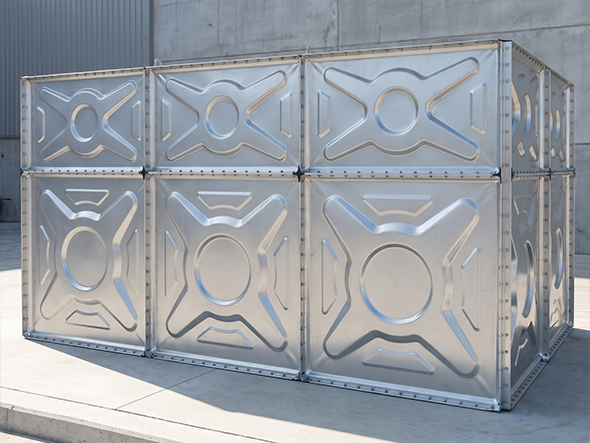 15 Tonluk Galvaniz Su Deposu
