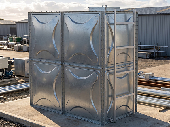 5 Tonluk Galvaniz Su Deposu