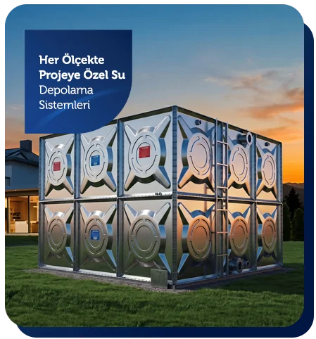 modüler su deposu
